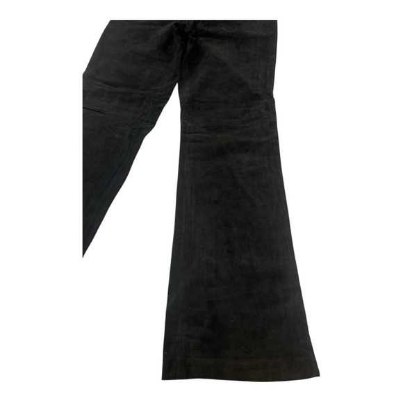 Vintage NY & Co Black Leather Pants Women’s Size 6 | High Rise Flare Retro Y2K - Picture 7 of 15